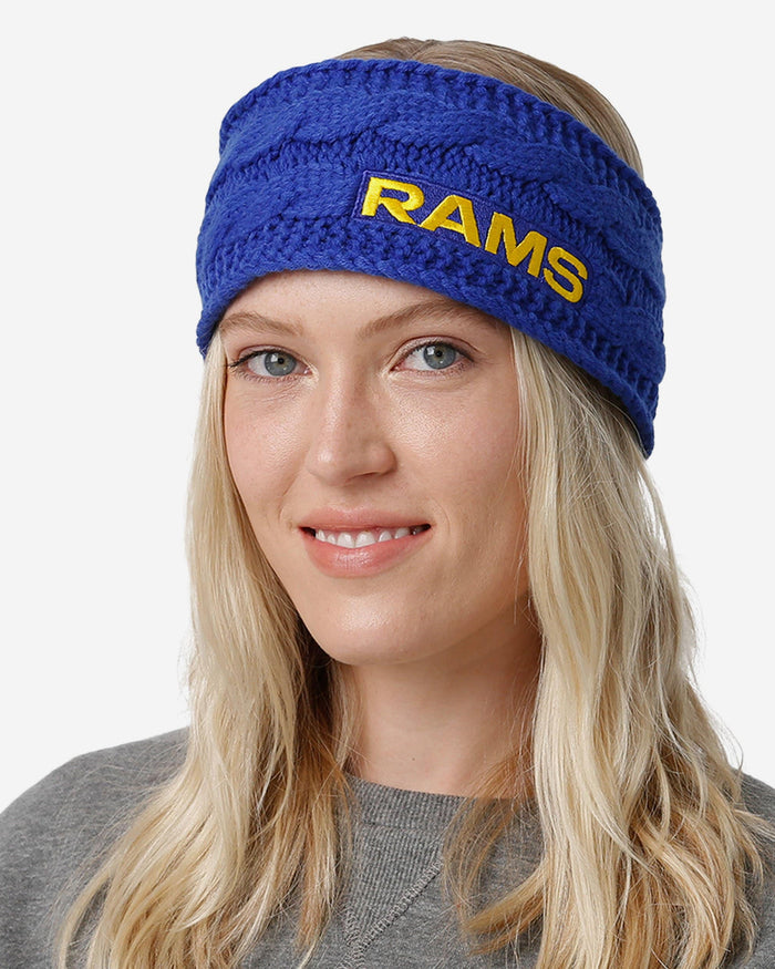 Los Angeles Rams Womens Knit Fit Headband FOCO - FOCO.com