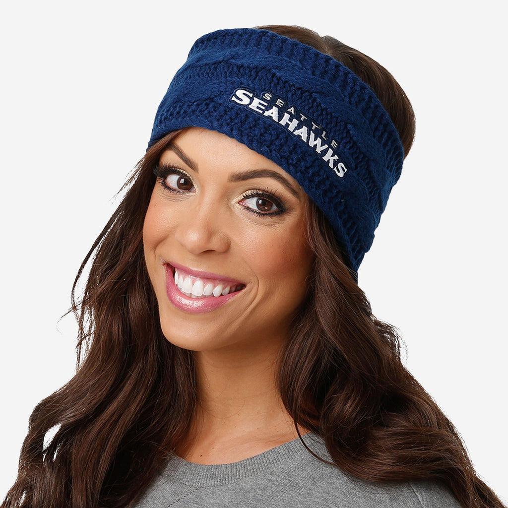 Seattle Seahawks Womens Knit Fit Headband FOCO - FOCO.com