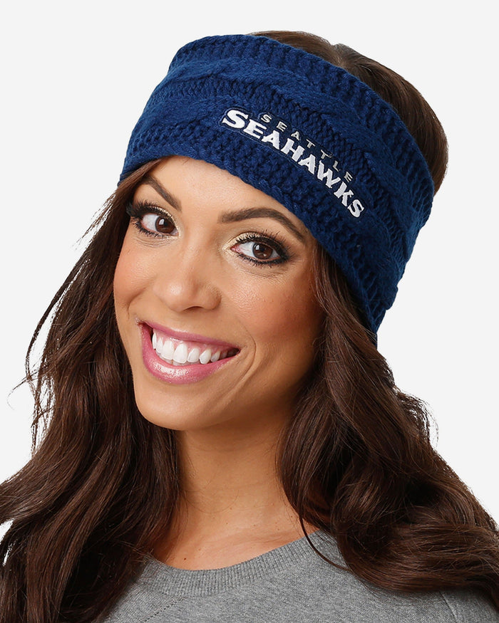 Seattle Seahawks Womens Knit Fit Headband FOCO - FOCO.com