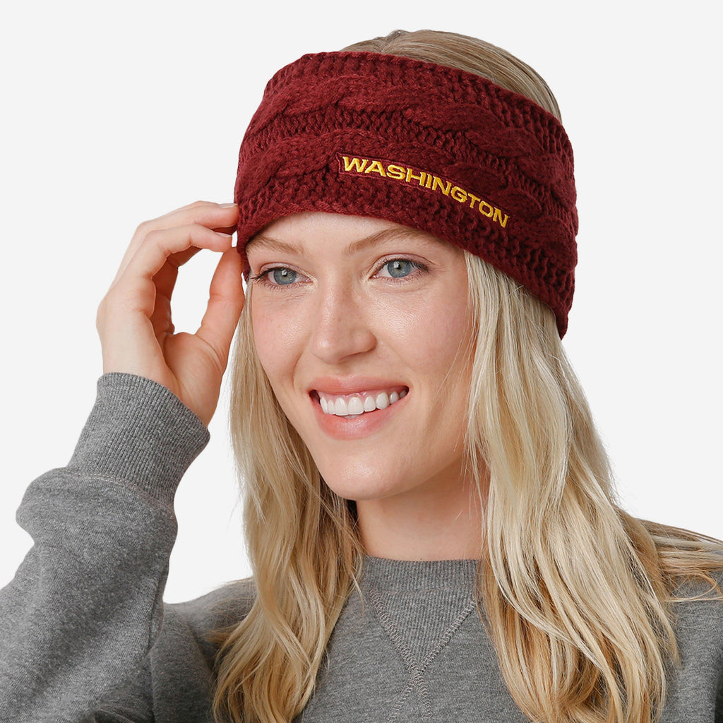 Washington Commanders Womens Knit Fit Headband FOCO - FOCO.com