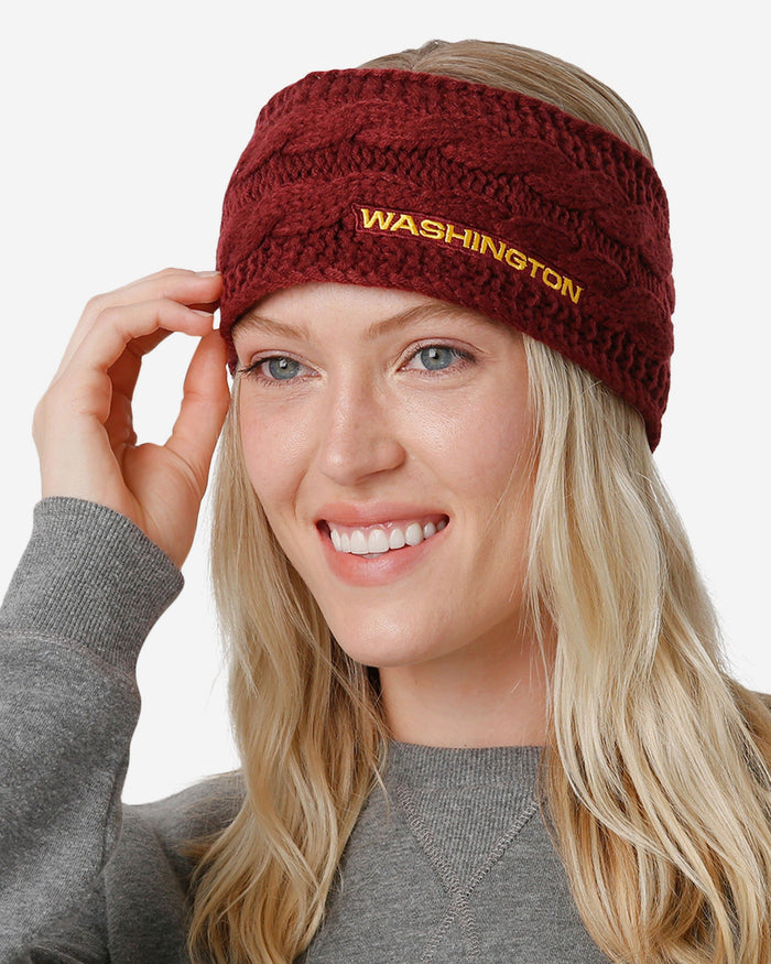 Washington Commanders Womens Knit Fit Headband FOCO - FOCO.com