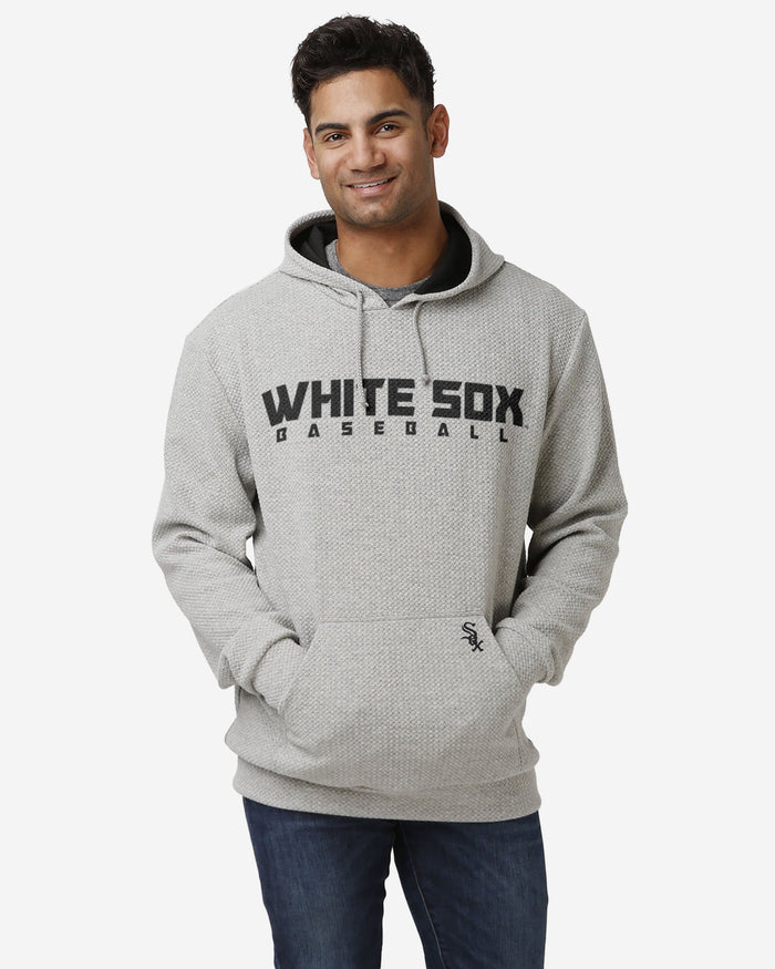 Chicago White Sox Gray Woven Hoodie FOCO S - FOCO.com