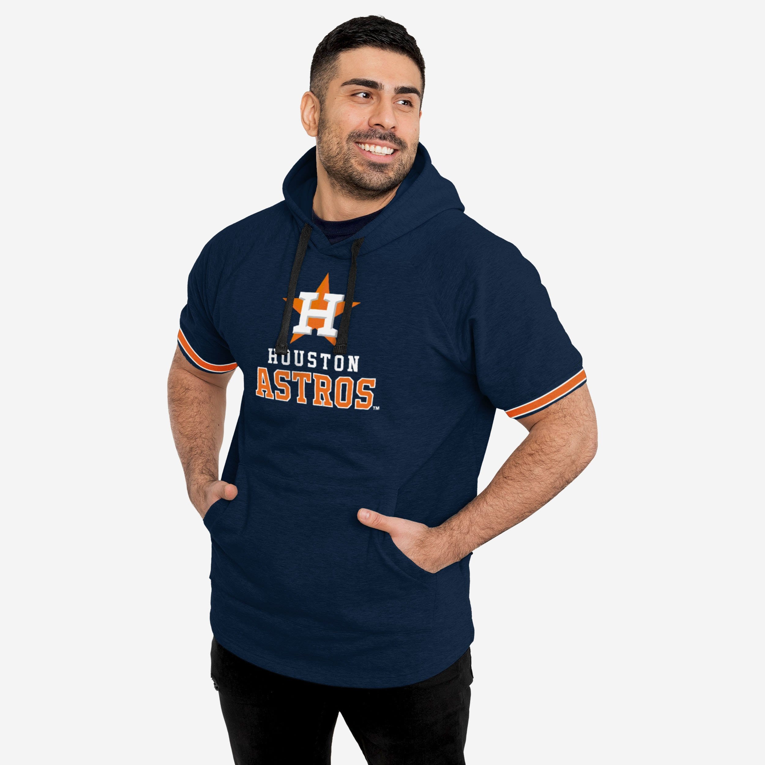 Houston Astros Short Sleeve Hoodie FOCO