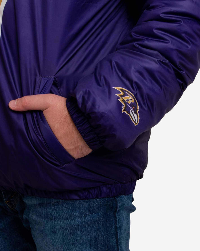 Baltimore Ravens Tundra Puffy Poly Fill Pullover FOCO - FOCO.com