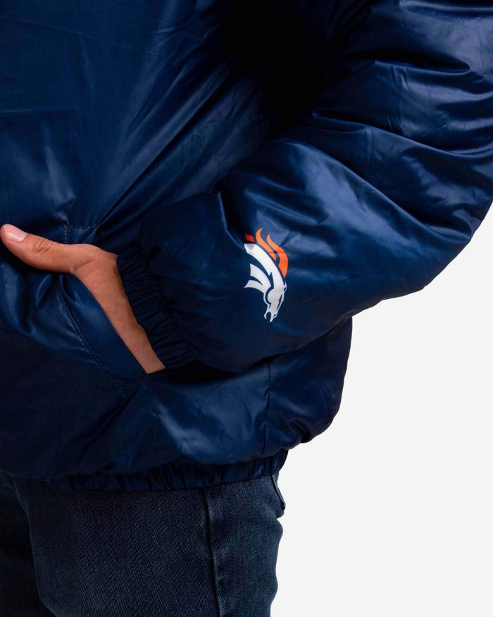 Denver Broncos Tundra Puffy Poly Fill Pullover FOCO - FOCO.com