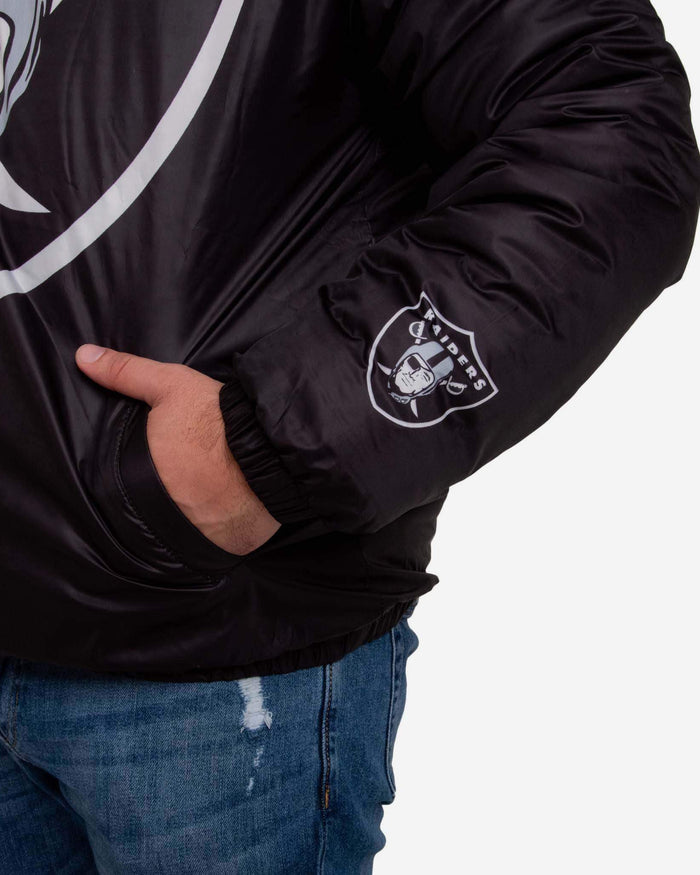 Las Vegas Raiders Tundra Puffy Poly Fill Pullover FOCO - FOCO.com