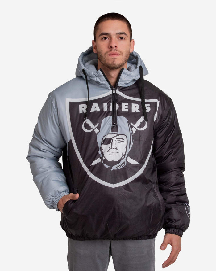 Las Vegas Raiders Tundra Puffy Poly Fill Pullover FOCO S - FOCO.com