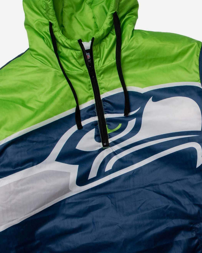 Seattle Seahawks Tundra Puffy Poly Fill Pullover FOCO - FOCO.com