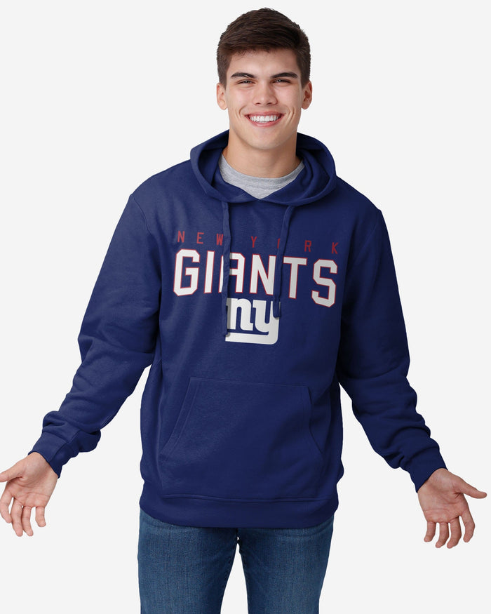 New York Giants Solid Hoodie FOCO S - FOCO.com