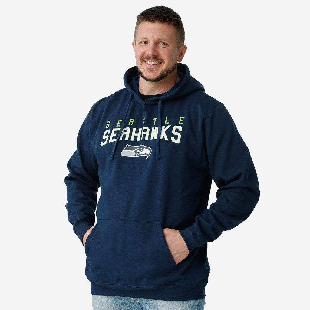 Seattle Seahawks Solid Hoodie FOCO S - FOCO.com