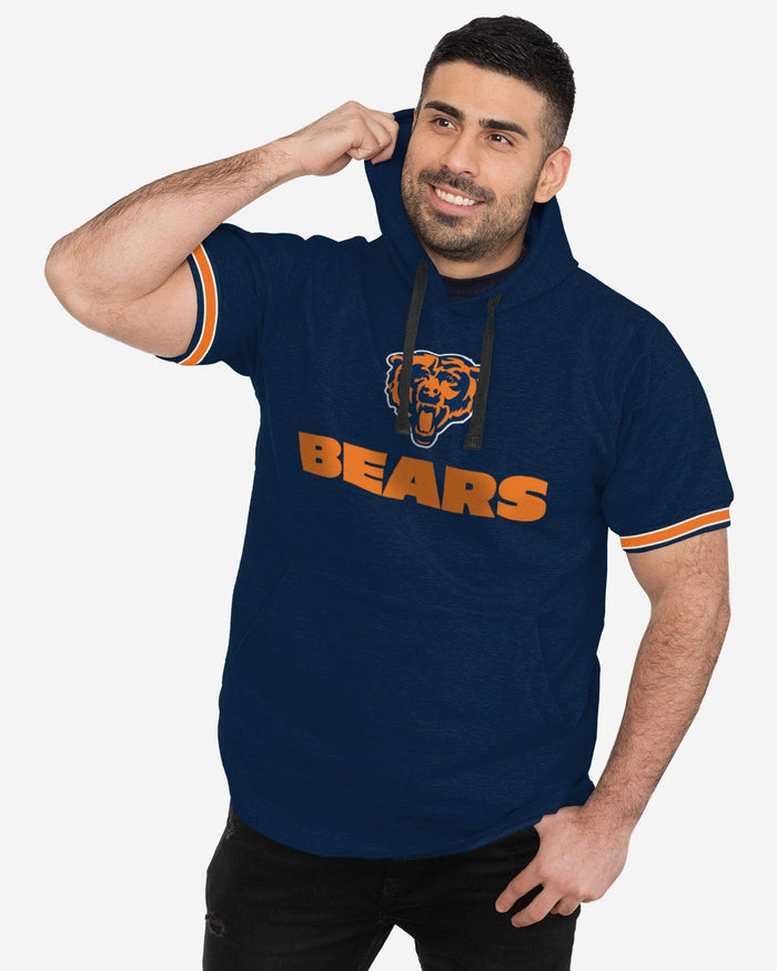 Chicago Bears Short Sleeve Hoodie FOCO S - FOCO.com