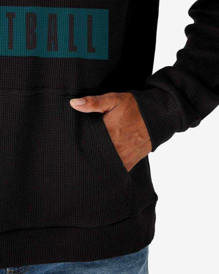 Philadelphia Eagles Team Color Waffle Hoodie FOCO - FOCO.com