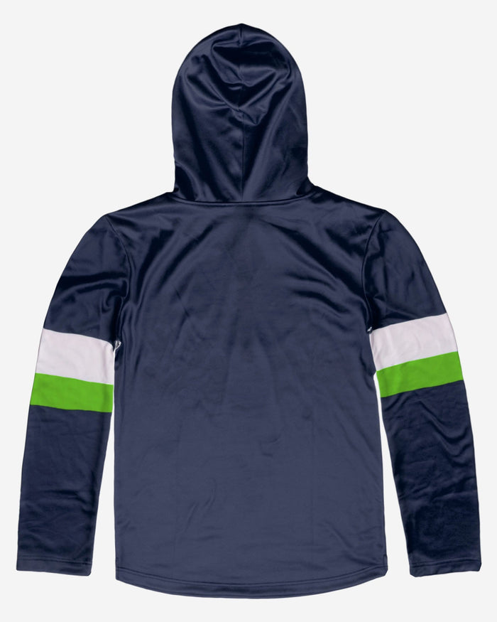 Seattle Seahawks Quarter Zip Hoodie FOCO - FOCO.com