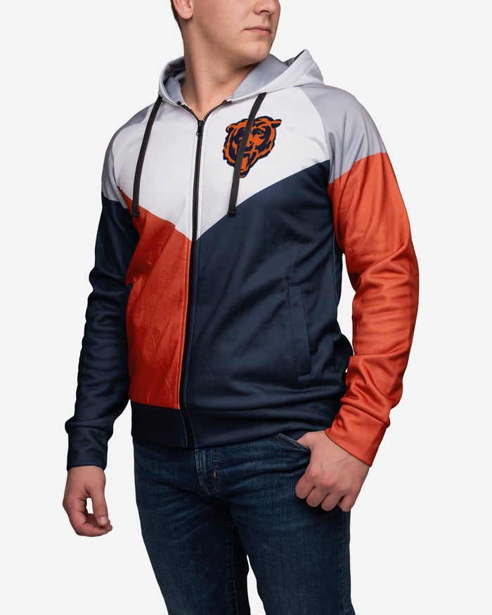 Chicago Bears Hooded Track Jacket FOCO - FOCO.com