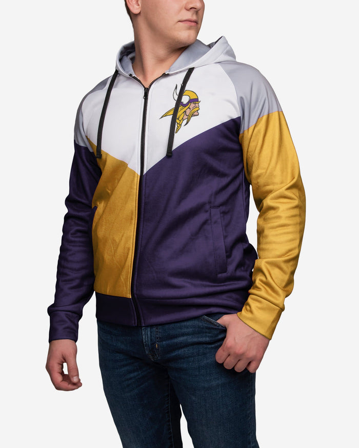 Minnesota Vikings Hooded Track Jacket FOCO - FOCO.com