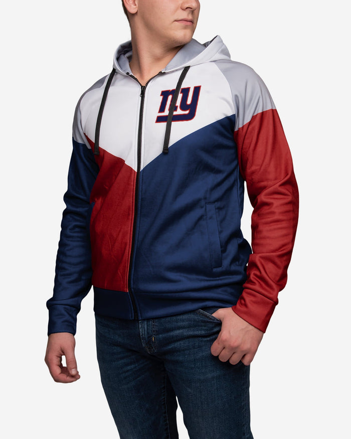 New York Giants Hooded Track Jacket FOCO - FOCO.com