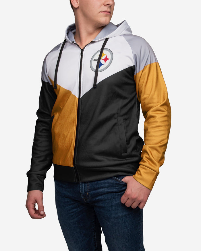 Pittsburgh Steelers Hooded Track Jacket FOCO - FOCO.com