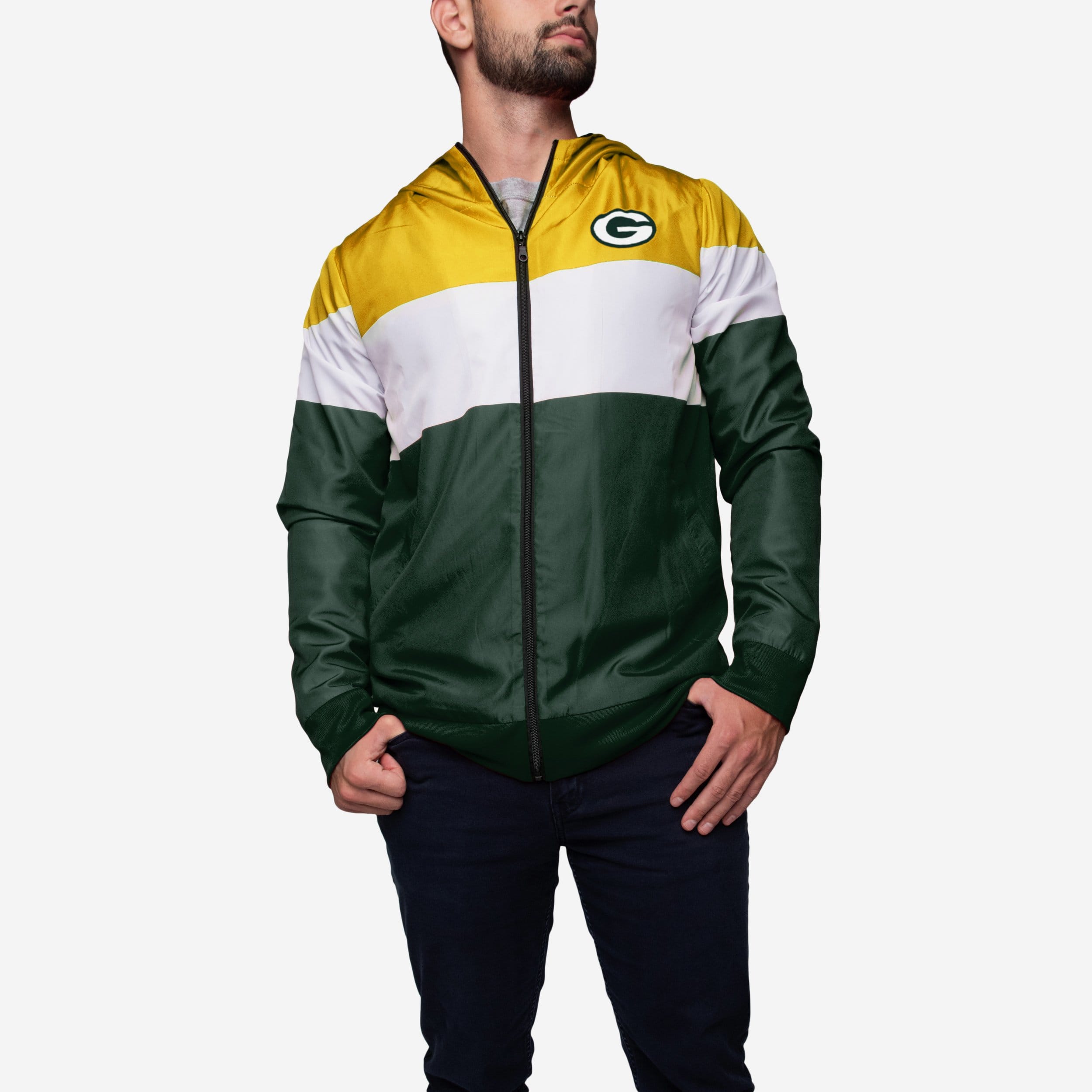 Green Bay Packers Hooded Gameday Jacket FOCO
