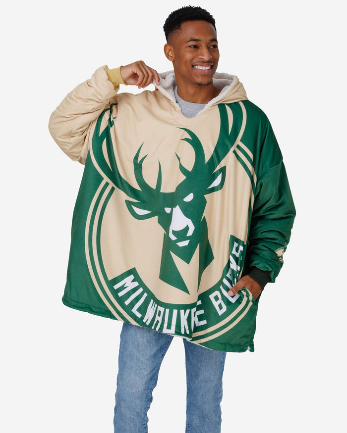 Milwaukee Bucks Reversible Colorblock Hoodeez FOCO - FOCO.com