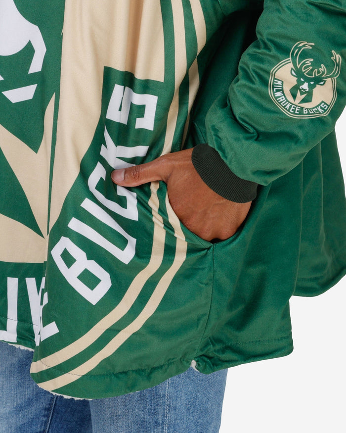 Milwaukee Bucks Reversible Colorblock Hoodeez FOCO - FOCO.com