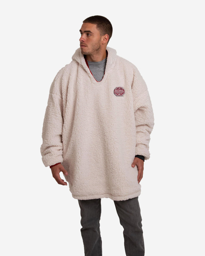 Alabama Crimson Tide 2020 Football National Champions Reversible Colorblock Hoodeez FOCO - FOCO.com