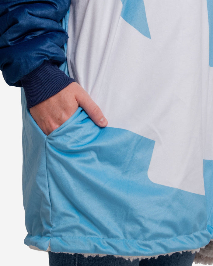 North Carolina Tar Heels Reversible Colorblock Hoodeez FOCO - FOCO.com