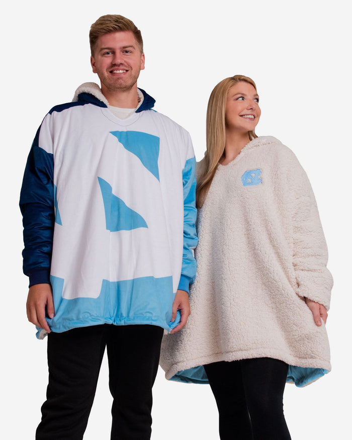 North Carolina Tar Heels Reversible Colorblock Hoodeez FOCO - FOCO.com
