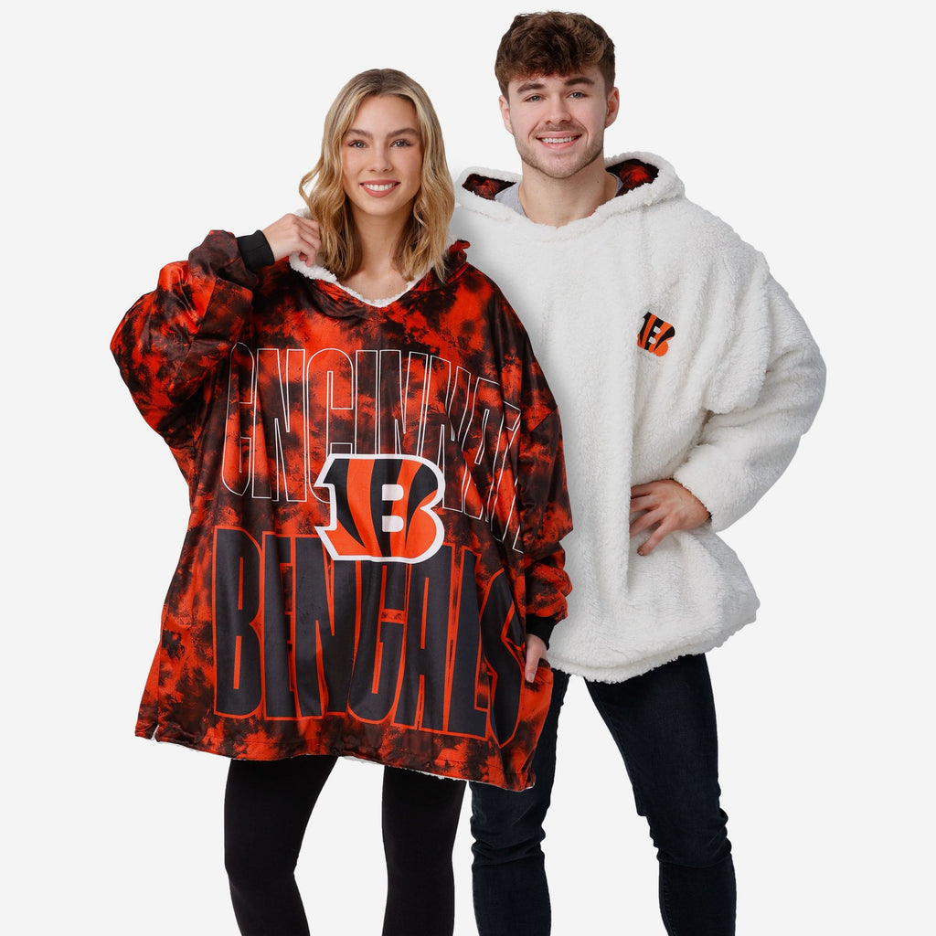 Cincinnati Bengals Bold Logo Camo Hoodeez FOCO - FOCO.com