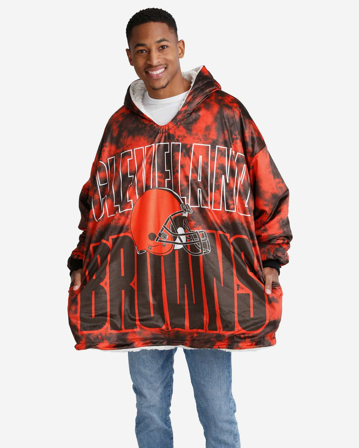 Cleveland Browns Original Bold Logo Camo Hoodeez FOCO - FOCO.com