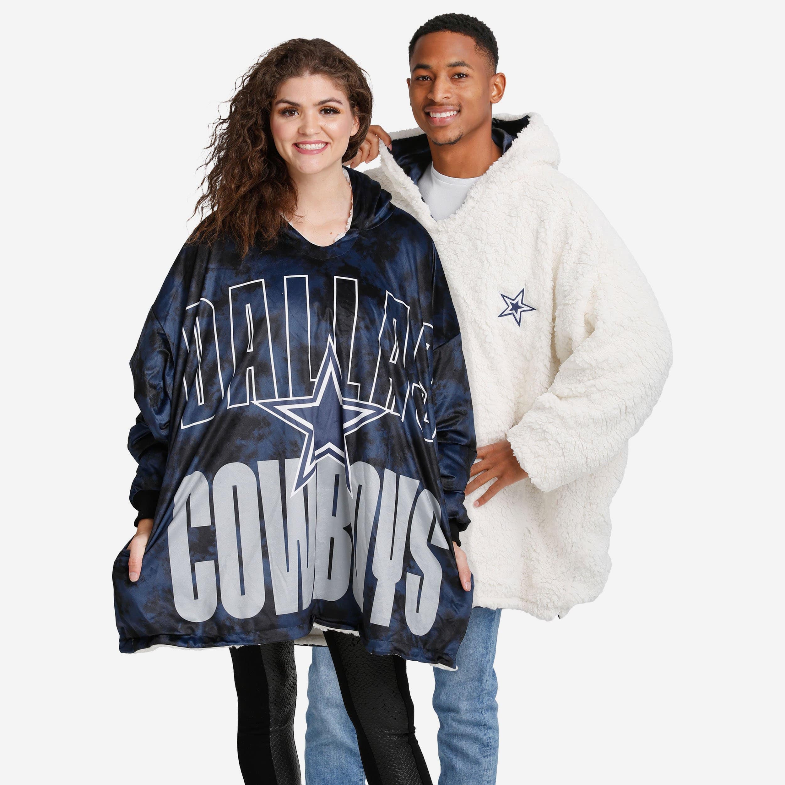 FOCO Dallas Cowboys NFL Bold Logo Camo Hoodeez