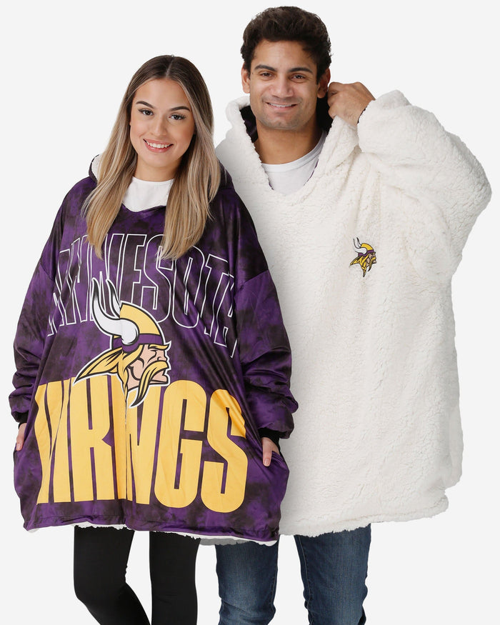 Minnesota Vikings Bold Logo Camo Hoodeez FOCO - FOCO.com