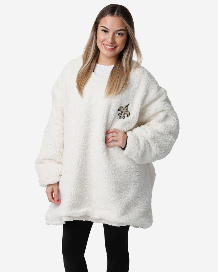 New Orleans Saints Bold Logo Camo Hoodeez FOCO - FOCO.com