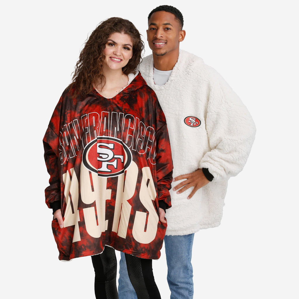 San Francisco 49ers Bold Logo Camo Hoodeez FOCO - FOCO.com