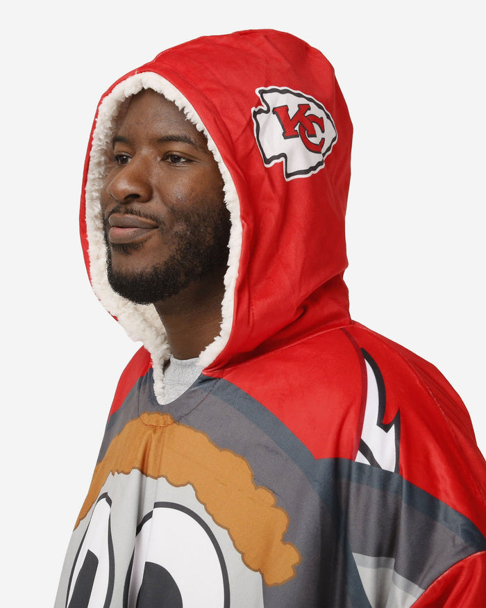 KC Wolf Kansas City Chiefs Reversible Mascot Hoodeez FOCO - FOCO.com