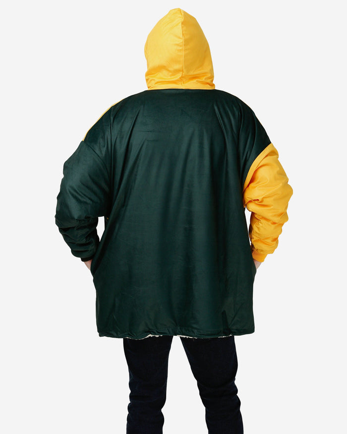 Green Bay Packers Reversible Colorblock Hoodeez FOCO - FOCO.com