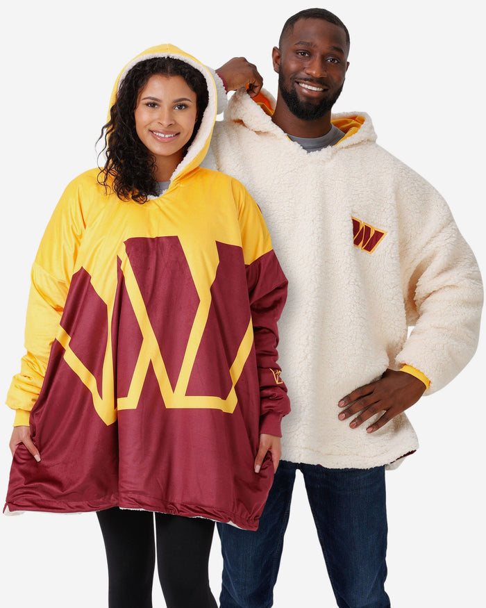 Washington Commanders Reversible Colorblock Hoodeez FOCO - FOCO.com