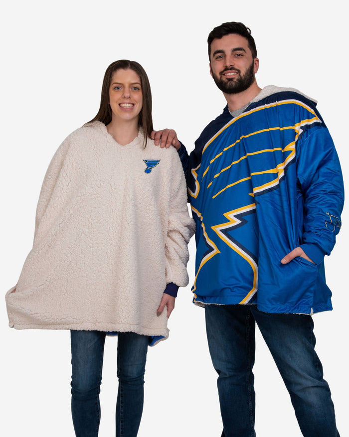 St Louis Blues Reversible Colorblock Hoodeez FOCO - FOCO.com