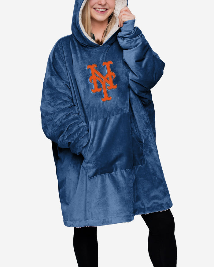 New York Mets Reversible Big Logo Hoodeez FOCO - FOCO.com