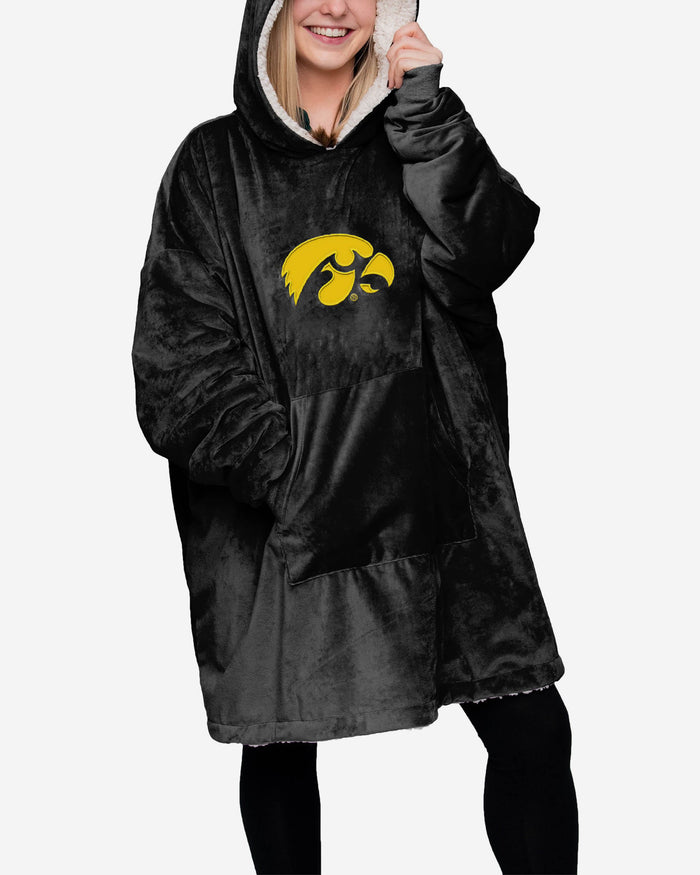Iowa Hawkeyes Reversible Big Logo Hoodeez FOCO - FOCO.com