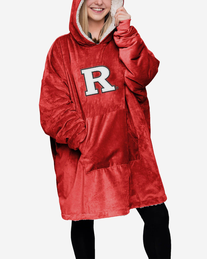 Rutgers Scarlet Knights Reversible Big Logo Hoodeez FOCO - FOCO.com