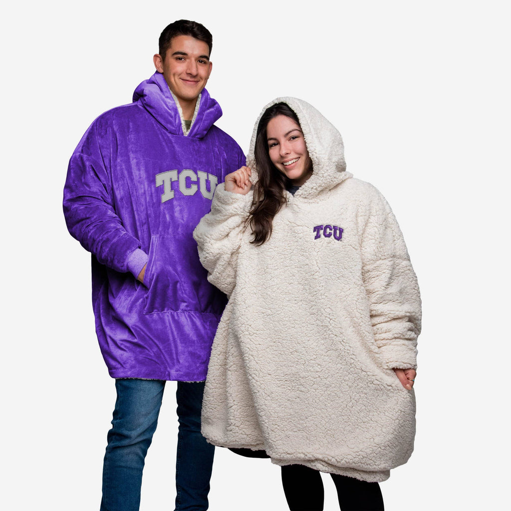 TCU Horned Frogs Reversible Big Logo Hoodeez FOCO - FOCO.com