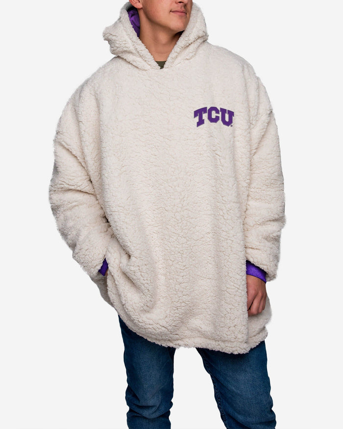 TCU Horned Frogs Reversible Big Logo Hoodeez FOCO - FOCO.com