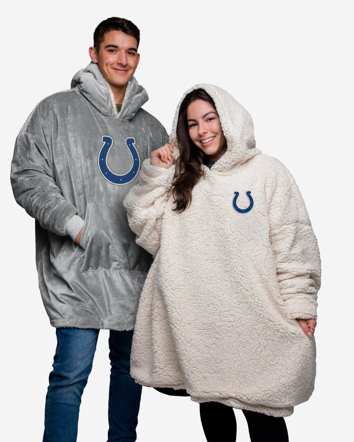 Indianapolis Colts Reversible Big Logo Hoodeez FOCO - FOCO.com