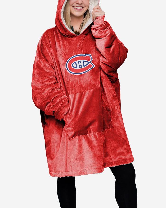 Montreal Canadiens Reversible Big Logo Hoodeez FOCO - FOCO.com