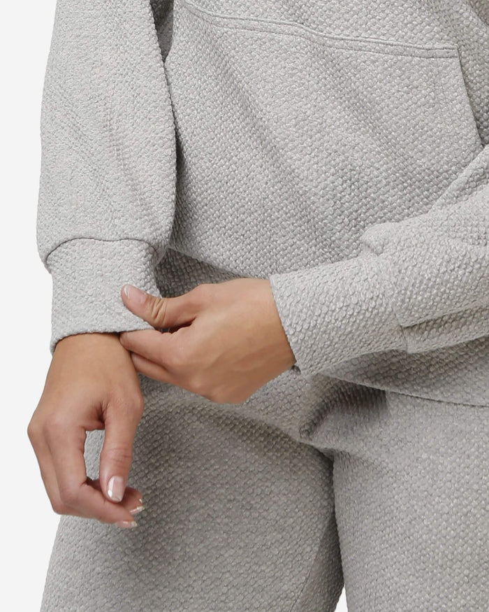 Buffalo Bills Womens Gray Woven Hoodie FOCO - FOCO.com