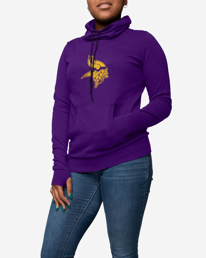 Minnesota Vikings Womens Cowl Neck Sweater FOCO XL - FOCO.com