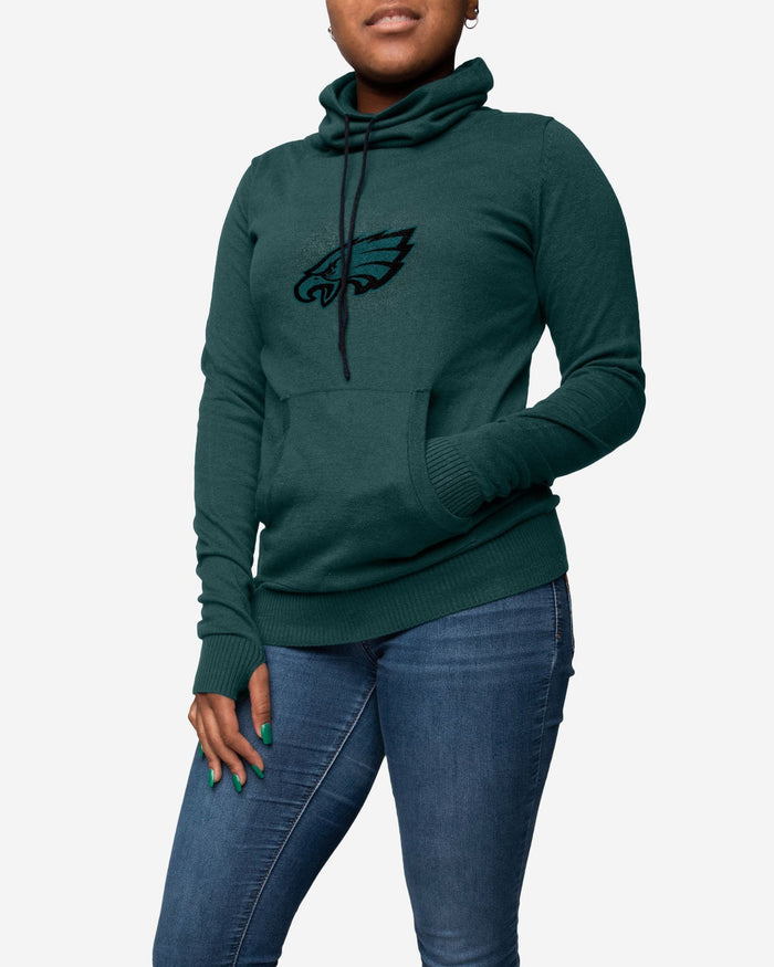Philadelphia Eagles Womens Cowl Neck Sweater FOCO S - FOCO.com