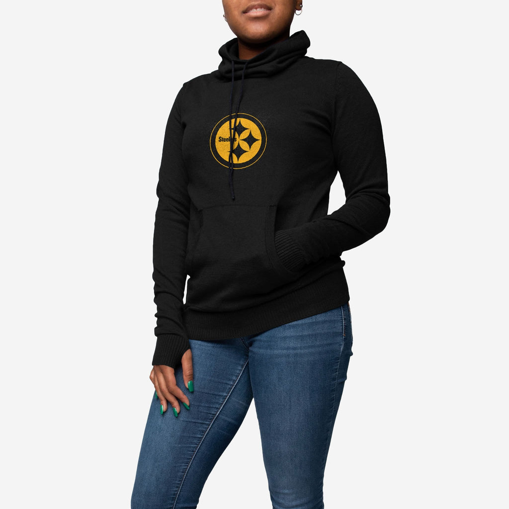 Pittsburgh Steelers Womens Cowl Neck Sweater FOCO S - FOCO.com