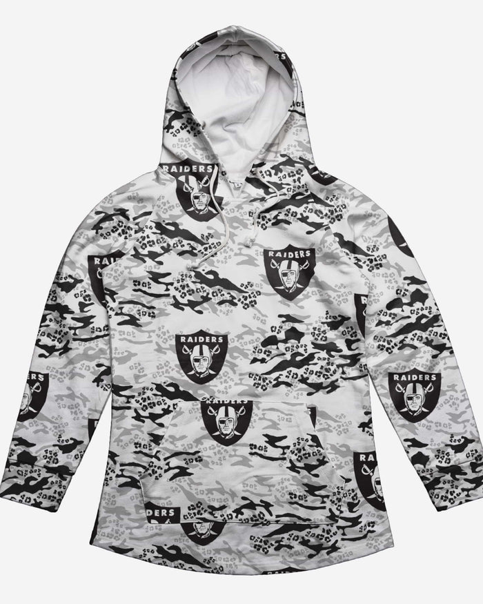 Las Vegas Raiders Womens Leopard Camo Hoodie FOCO - FOCO.com