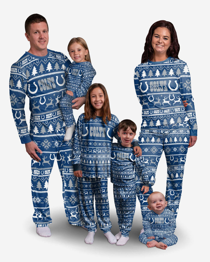 Indianapolis Colts Womens Family Holiday Pajamas FOCO - FOCO.com